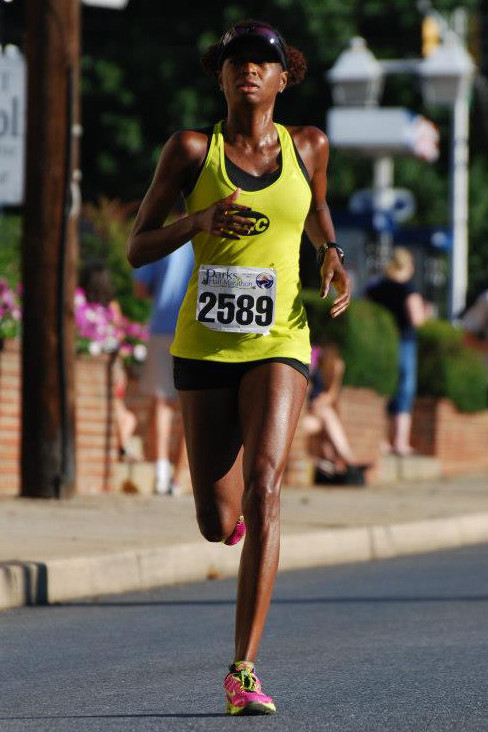 Julia in our 2012 series singlet