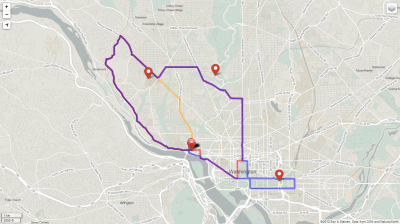 Shutdown Safe Running Routes: in 10, 15, and 20 mile flavors.